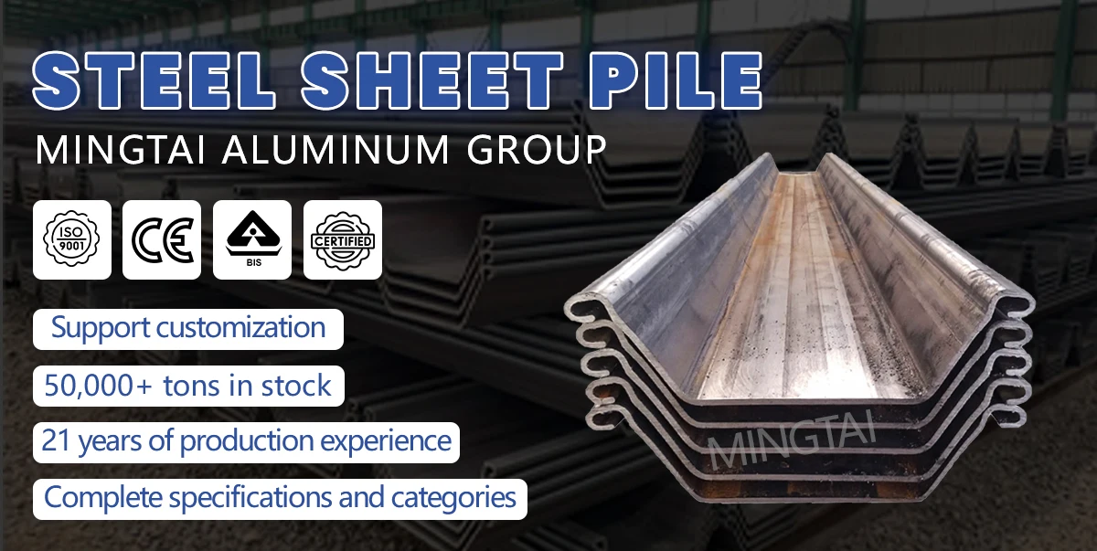 Hot Rolled Steel Sheet Pile Z Type Steel Sheet Pile Second Hand Steel