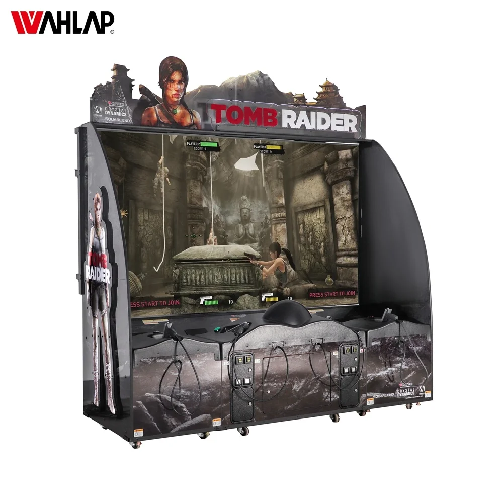 3 Players  Interactive Coin Machine Large Arcade  Machine Gun Shooting Game Machine