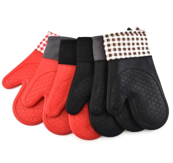 Silicone Oven Mitt Baking Gloves MOQ 50PCS