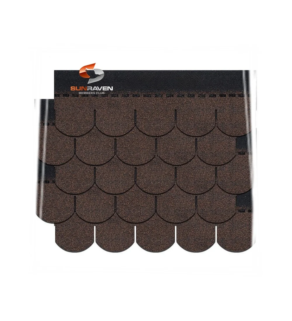 Fish Scale Bituminous Tiles Composite Roof Shingles Architectural Asphalt Shingles