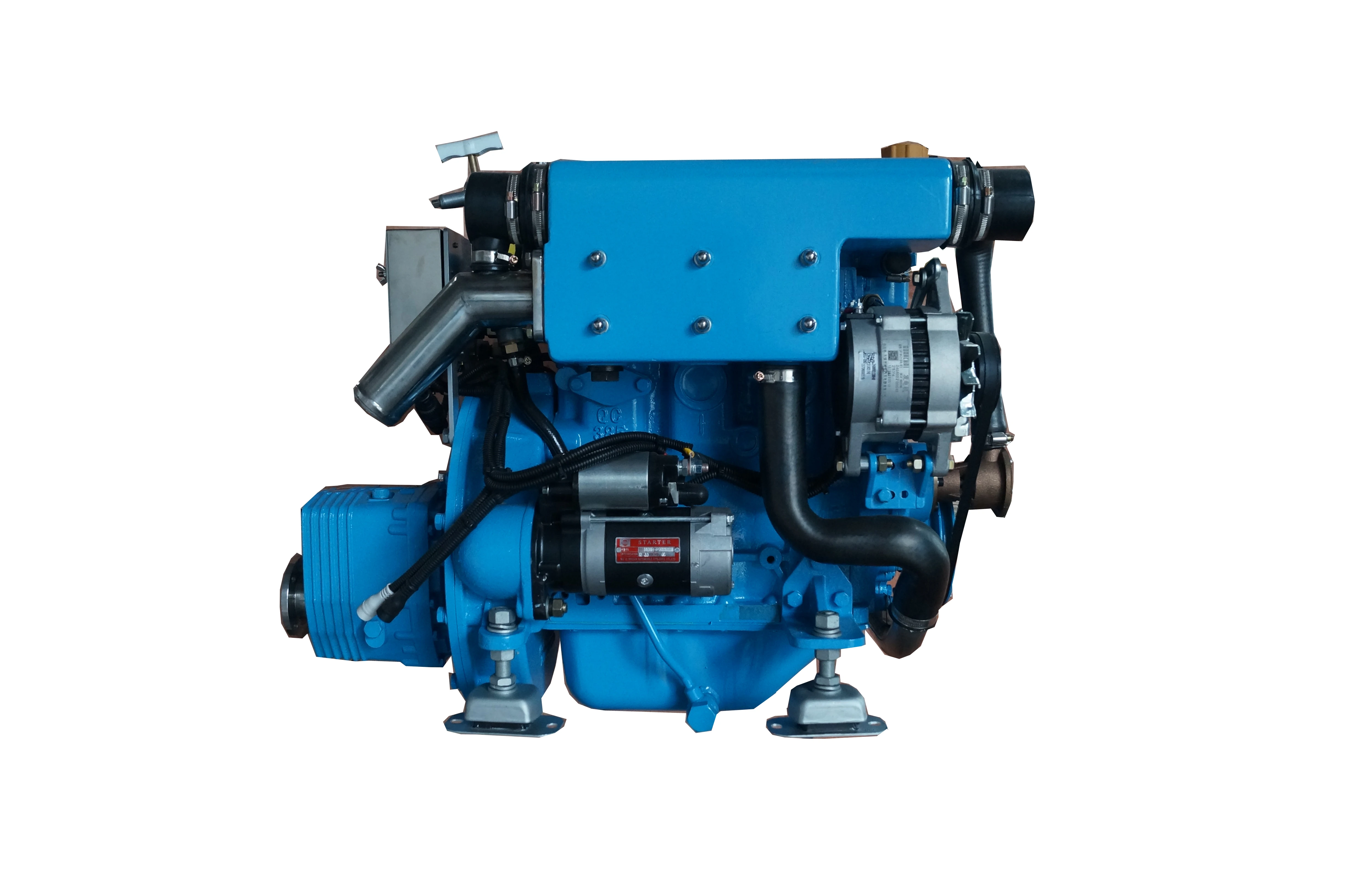 Marine Diesel Engine Tdme380 3 Cylinder 27hp Power With Boat Gearbox