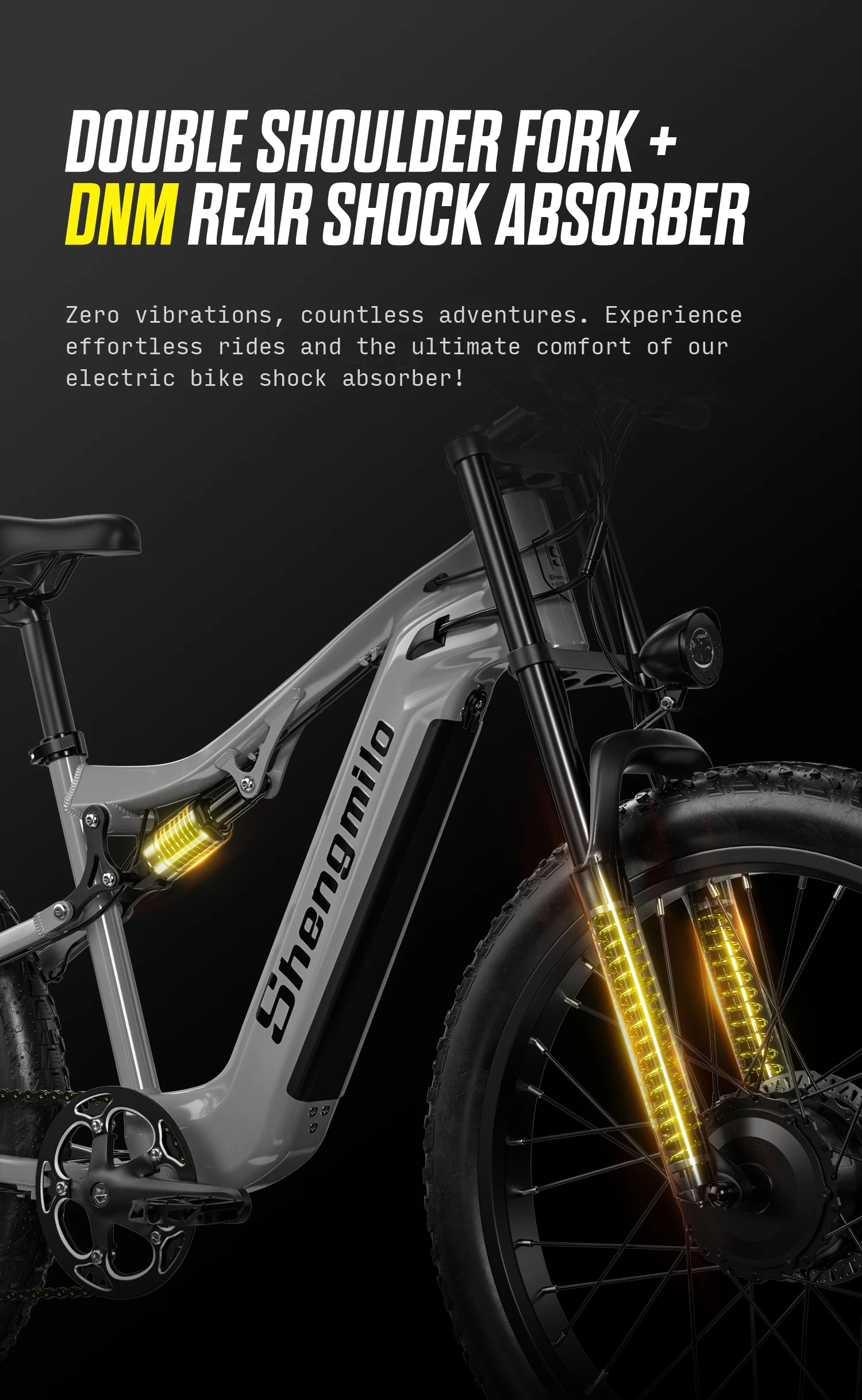 Hot S600 Adult 2000W Men's E-Mountain ebike with Two Motors, 48V17.5AH840WH Battery,26 Inch Wide Tyre Men's Electric Bike