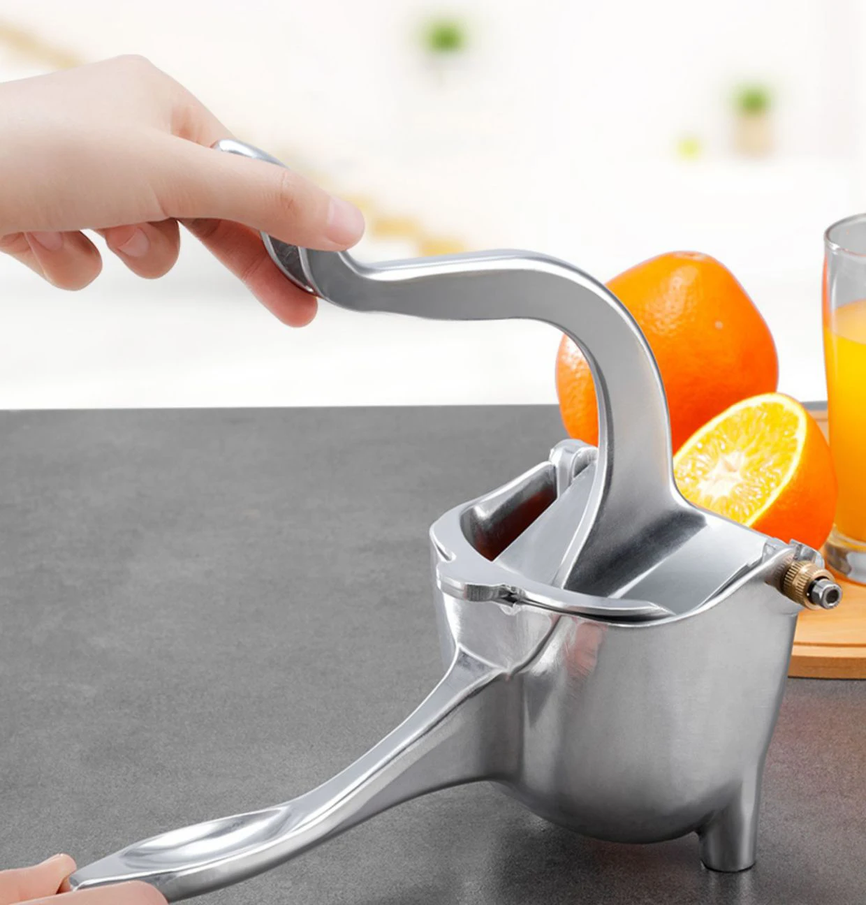 Hot Selling Fruit Squeezer Household Aluminum Manual Juicer Lemon Citrus Extractor Press Handheld Tool