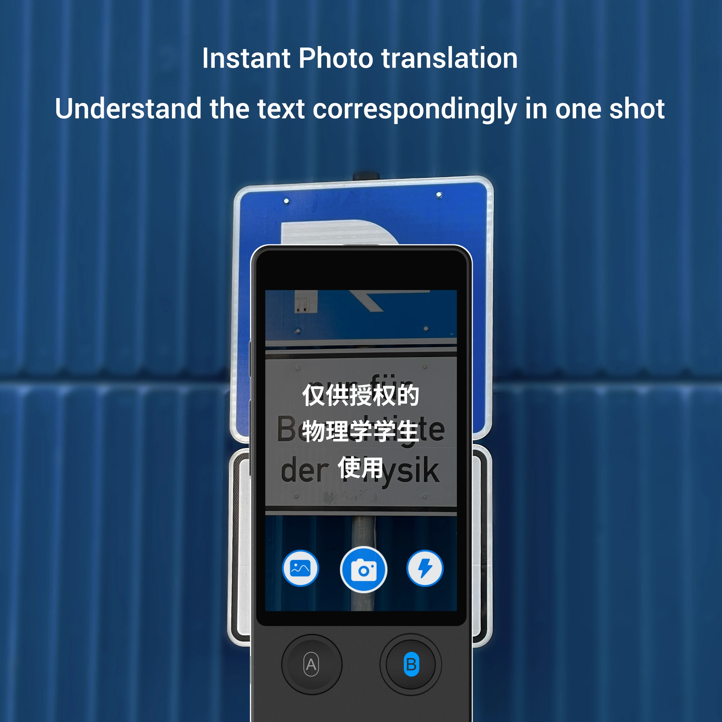 Appareil Traducteur De Langue Bidirectionnel 144 Langues - Sans WiFi Pour Voyages - Traduction Vocale Et Photo