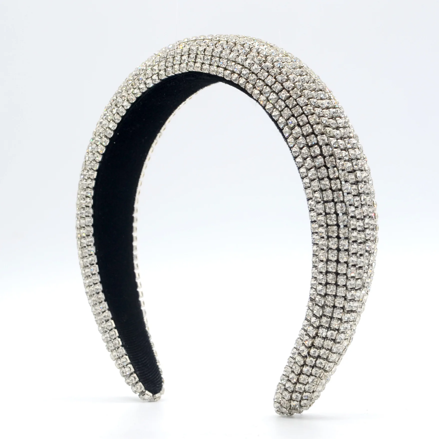 Wholesale Crystal Crimple Glitter Head Bands Diamond Headbands Fashion