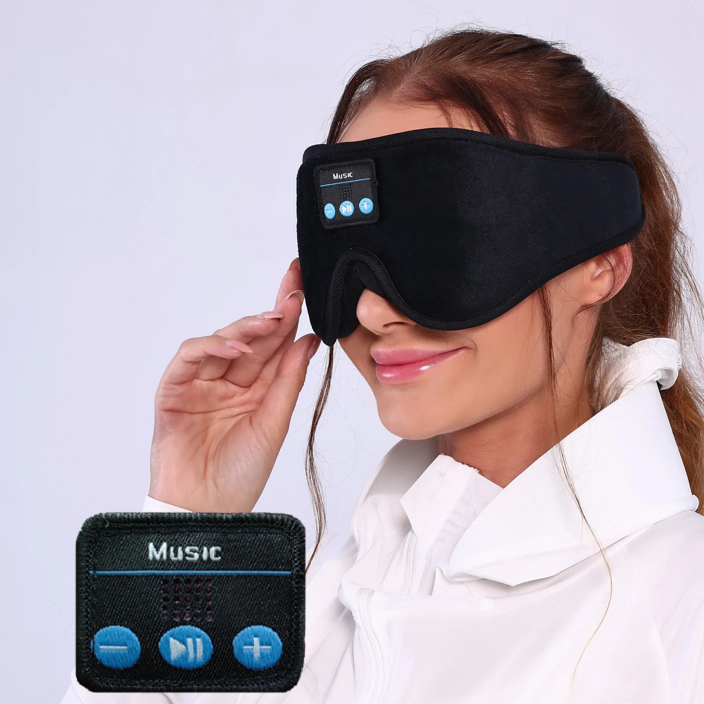 3D Sleep Mask Bluetooth Wireless Music Eye Mask, Sleeping