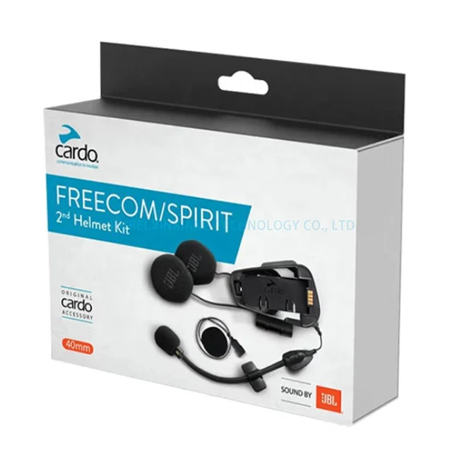 Original New Cardo Freecom Spirit Headset Microphone Accessories ACC00009 CARDO FREECOM SPIRIT 2ND HELMET KIT - J B L