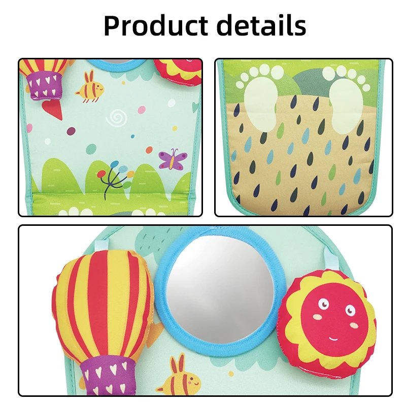 Baby Travel Companion Toy Easier Drive Vehicle Infant Car Seat Stroller Toy With Music Light