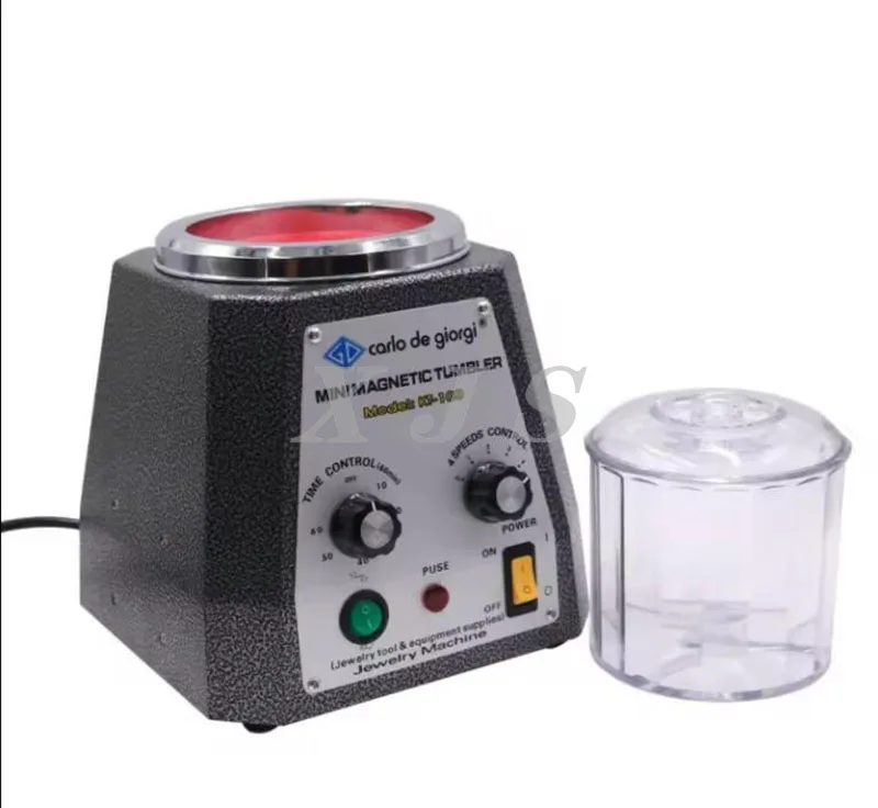 強力 磁気バレル精密研磨機 大容量 つや出し ポリッシング ジュエリー