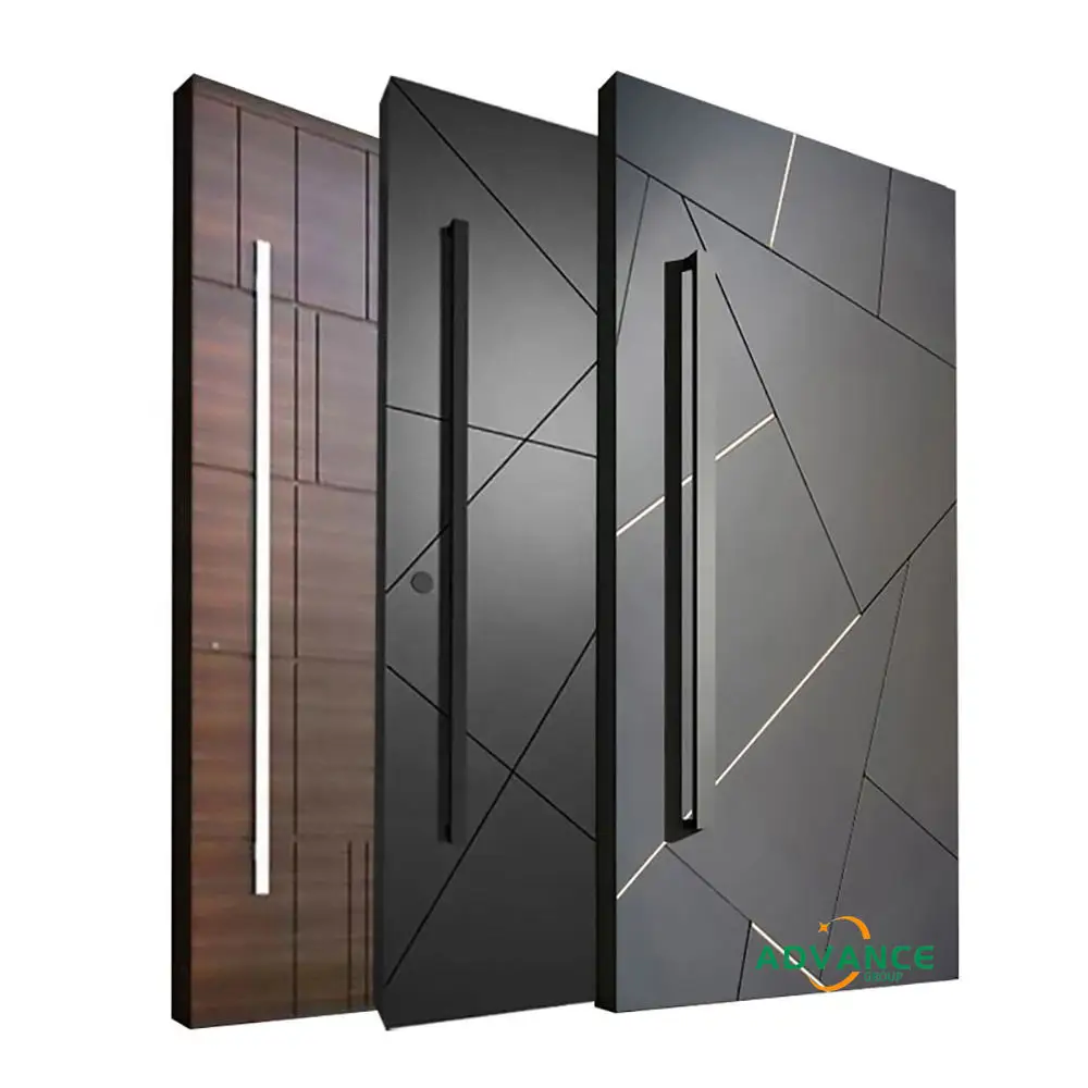 Bullet Proof Security Entry Pivot Door Steel Security Exterior Doors for House Villa