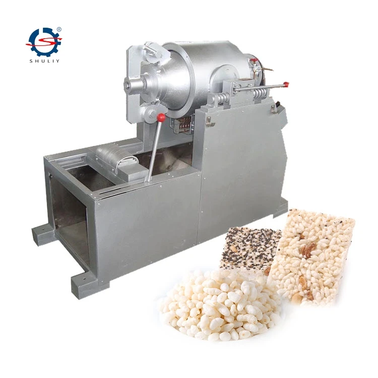 Air Flow Type Puffed Food Making Machine Buckwheat Puffed Bulking Machine Rice Steam Puffing Machine