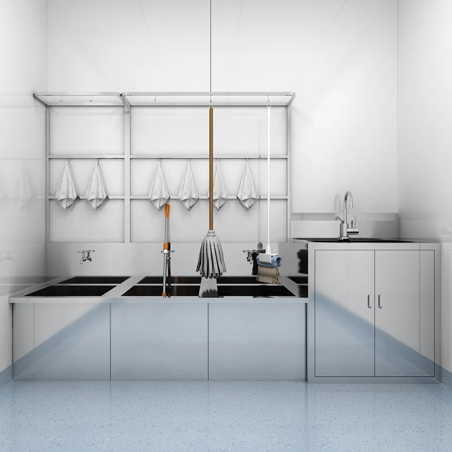 Customized Stainless Steel Storage Cabinet-Modern Design for Hospitals Hotels Schools Commercial Use-Eco-Friendly Durable 5