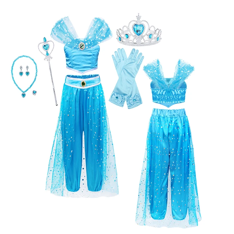 open lace back dress princess jasmine costume