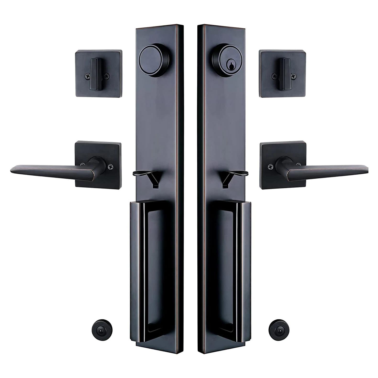 Unice Front Door Handle Set Exterior Door Lock Set With Deadbolt ...