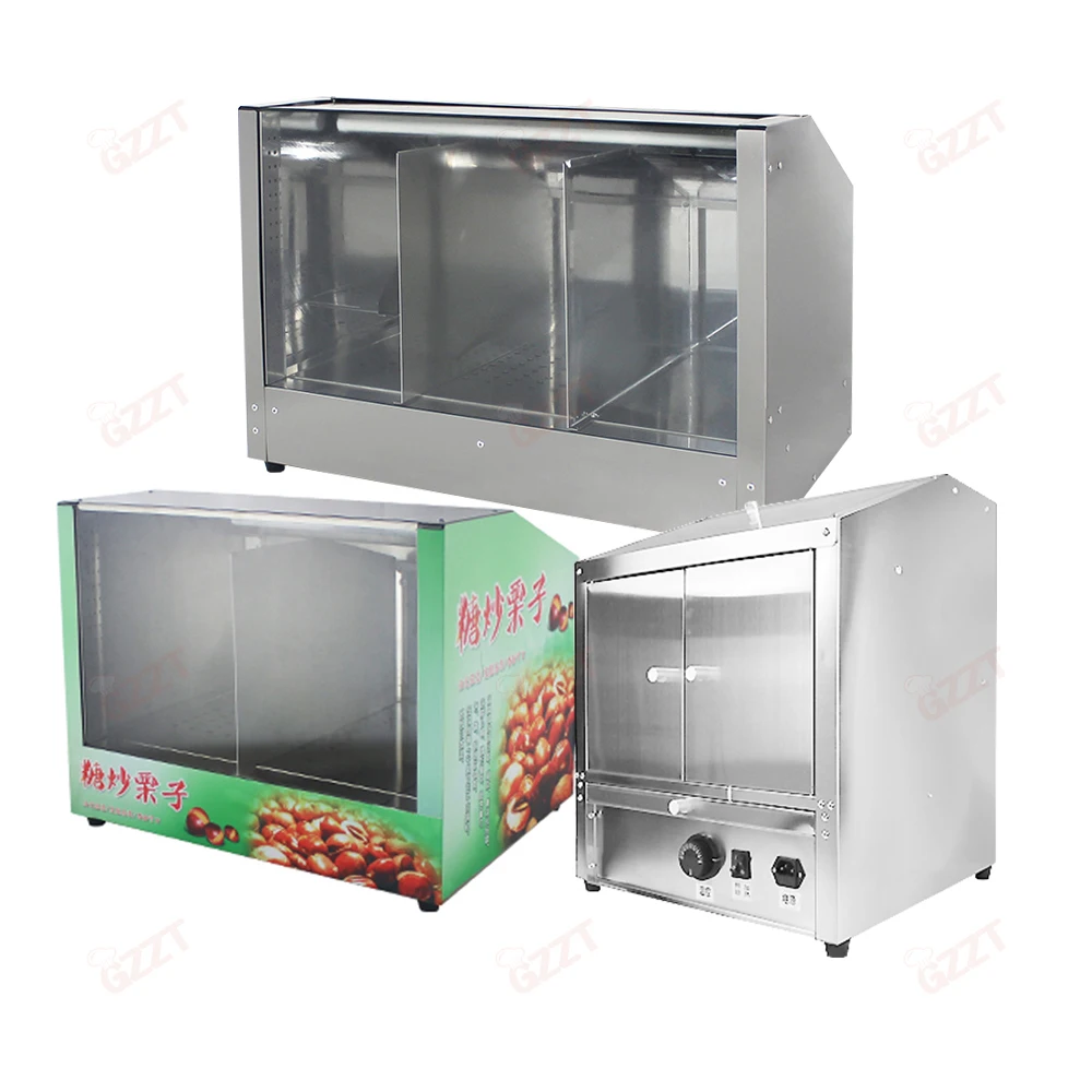 Temperature Ranges 30C to 110C Cinemas Nacho Cheese Popcorn Display Warmer Popcorn Warming Showcase Machine
