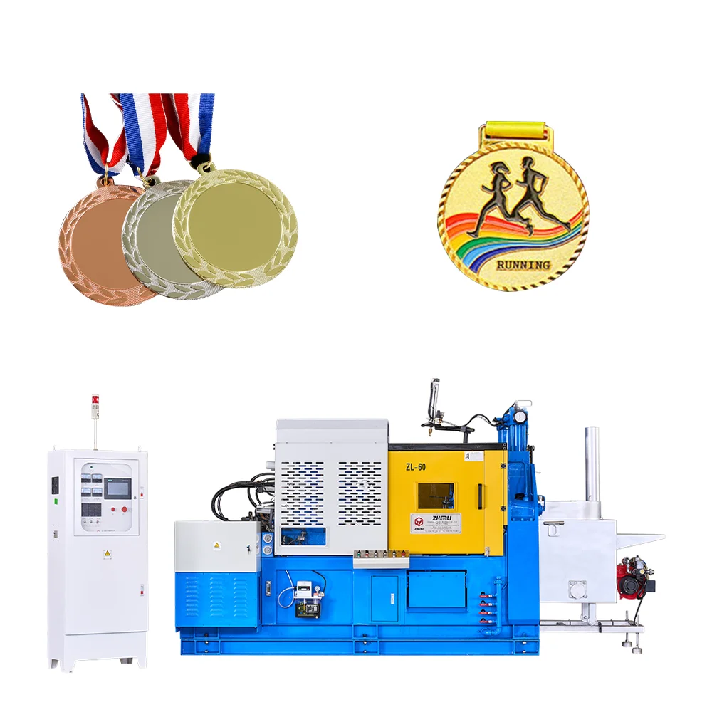 High Pressure Zhenli 60Ton Die Casting Machine Mini Zinc Die Casting Machine for Making Metal Badge