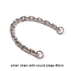 silver-round clasp