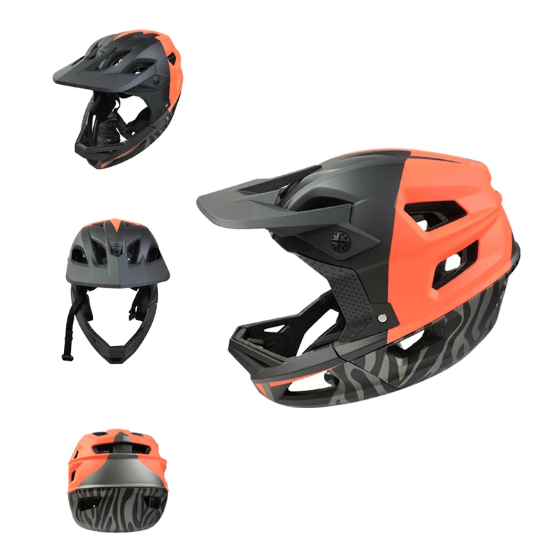 Full Face Unique Downhill Bike Helmet Full Face All Mountain Enduro Trail Full Face Helmets Ce