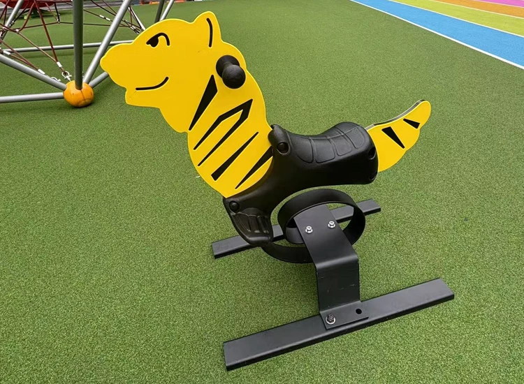 Wholesale Animal Modeling Cute Children Spring Rider Playground Indoor / Outdoor Children Rocking Horse
