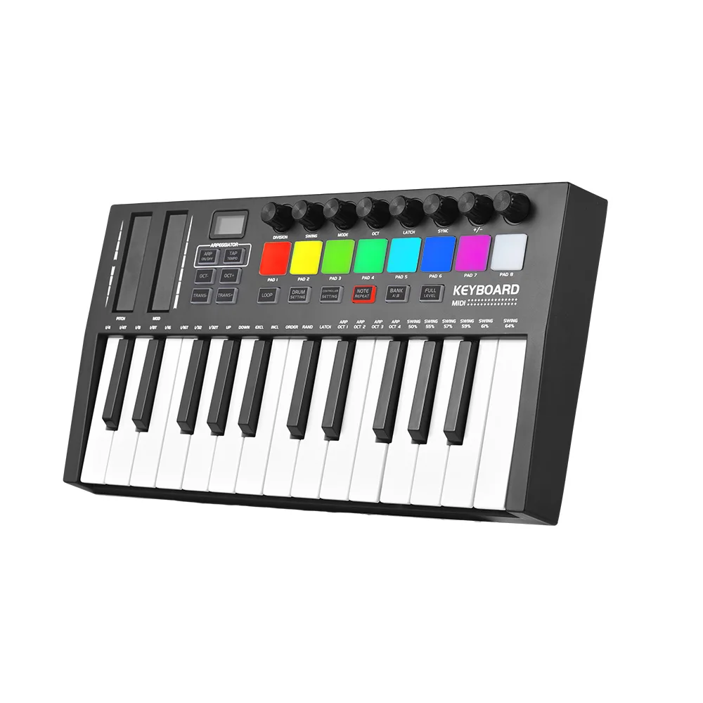 KEYPAD Pro 25鍵 midiキーボード Amazon | AKAI Professional MIDIキーボードコントローラー 25鍵