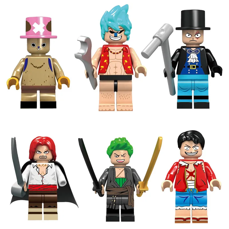 22pcs/set One Piece Minifigures Luffy Garp Sabo Franky Zoro