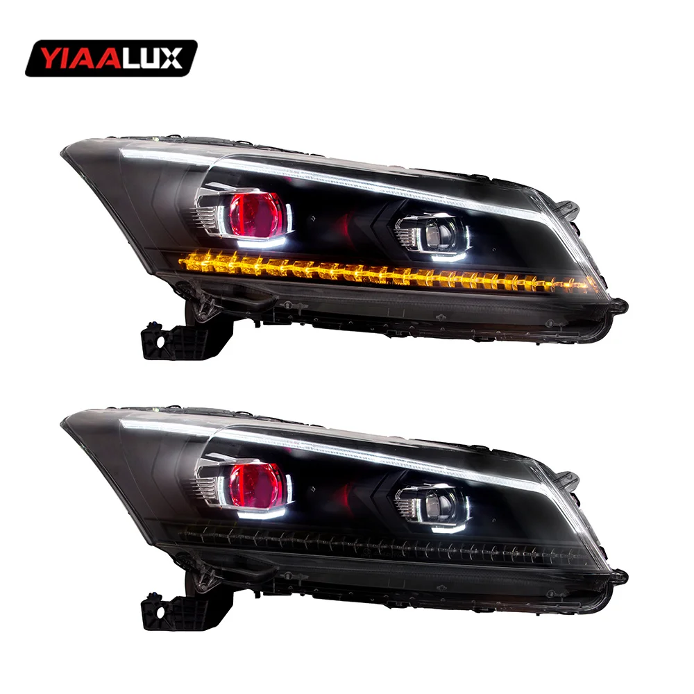 Vland Auto lighting system Head light lamp 2008-2013 Led Car Headlight For Honda Accord Headlamp