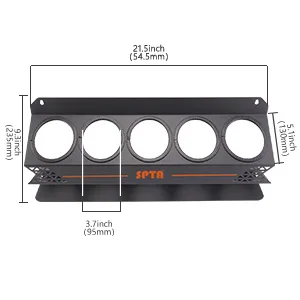 SPTA  Spray Bottle Racks new popular customized wall mount holder ceramic coating holder with 5 holes private label wholesale