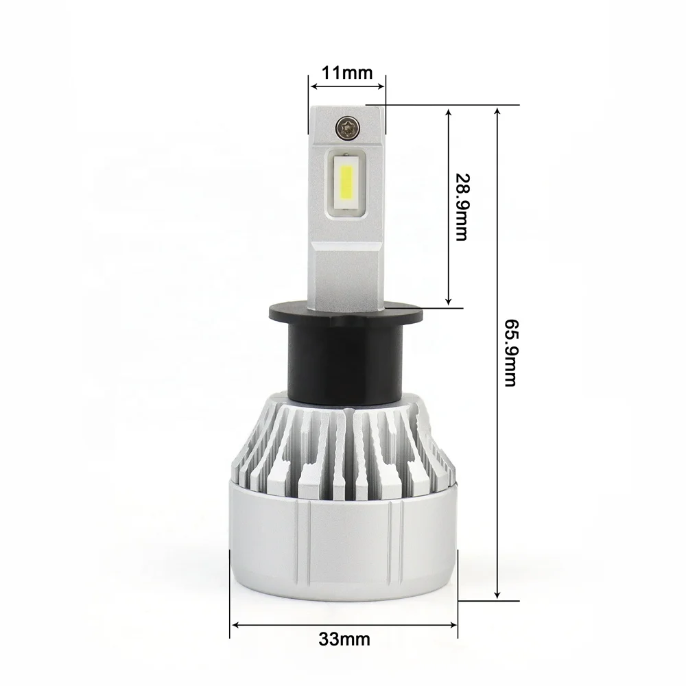 Good Price High Performance X10 Led Headlight Bulb H3 H1  880 881 H27 Double Copper Tube Design Car Auto Lighting