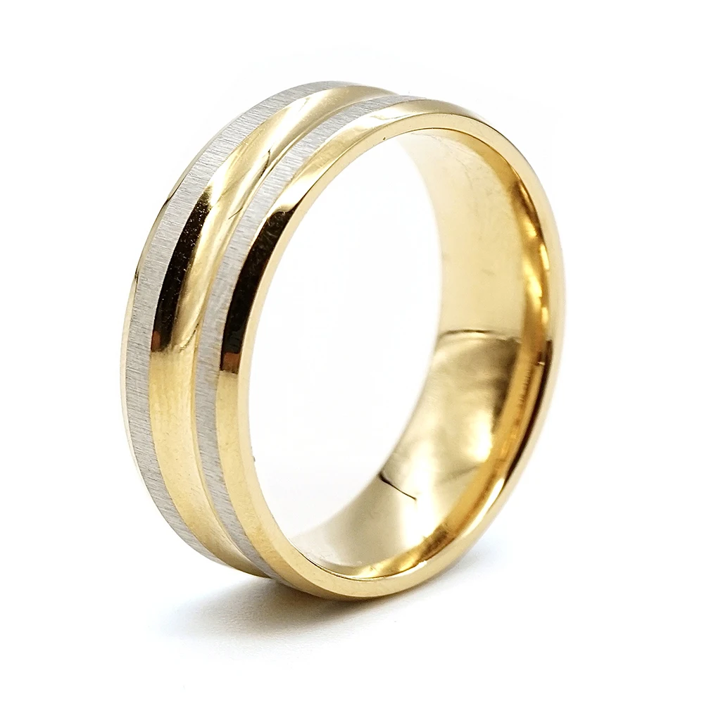 Simple Design Stainless Steel Thumb Rings for Men