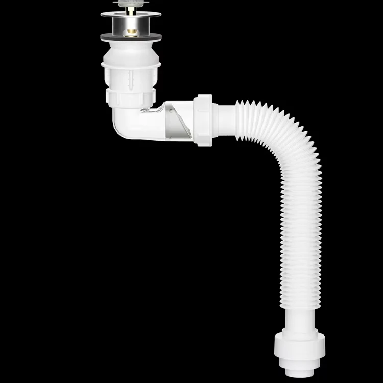 Modern Tasarım Çıkarılabilir Lavabo Tahliyesi, Esnek Plastik Boru ile Fabrika Toptan Satışı, Mutfak Kullanımı İçin
