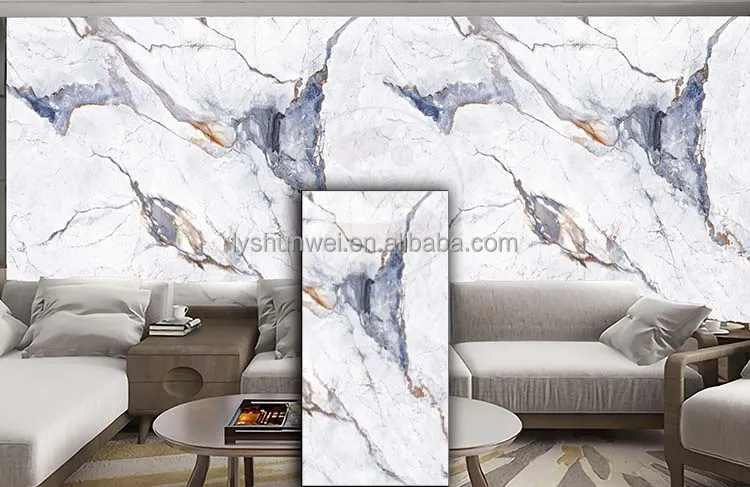 3D Design PVC UV Sheet Fresh Marble Alternative Wall Panel 1mm-5mm ...
