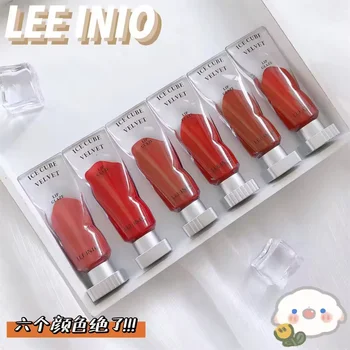 Cosmetics Ice Cube Velvet Lipstick Cruelty Free Long-lasting Silky Non-stick Cup Matte Vegan Lip Glaze