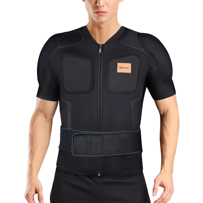Benken Skiing Jacket Motorcycle Body Protection Spine Armor Long/Short Sleeve 