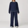 Navy Sweatshirt+ long sweatpants