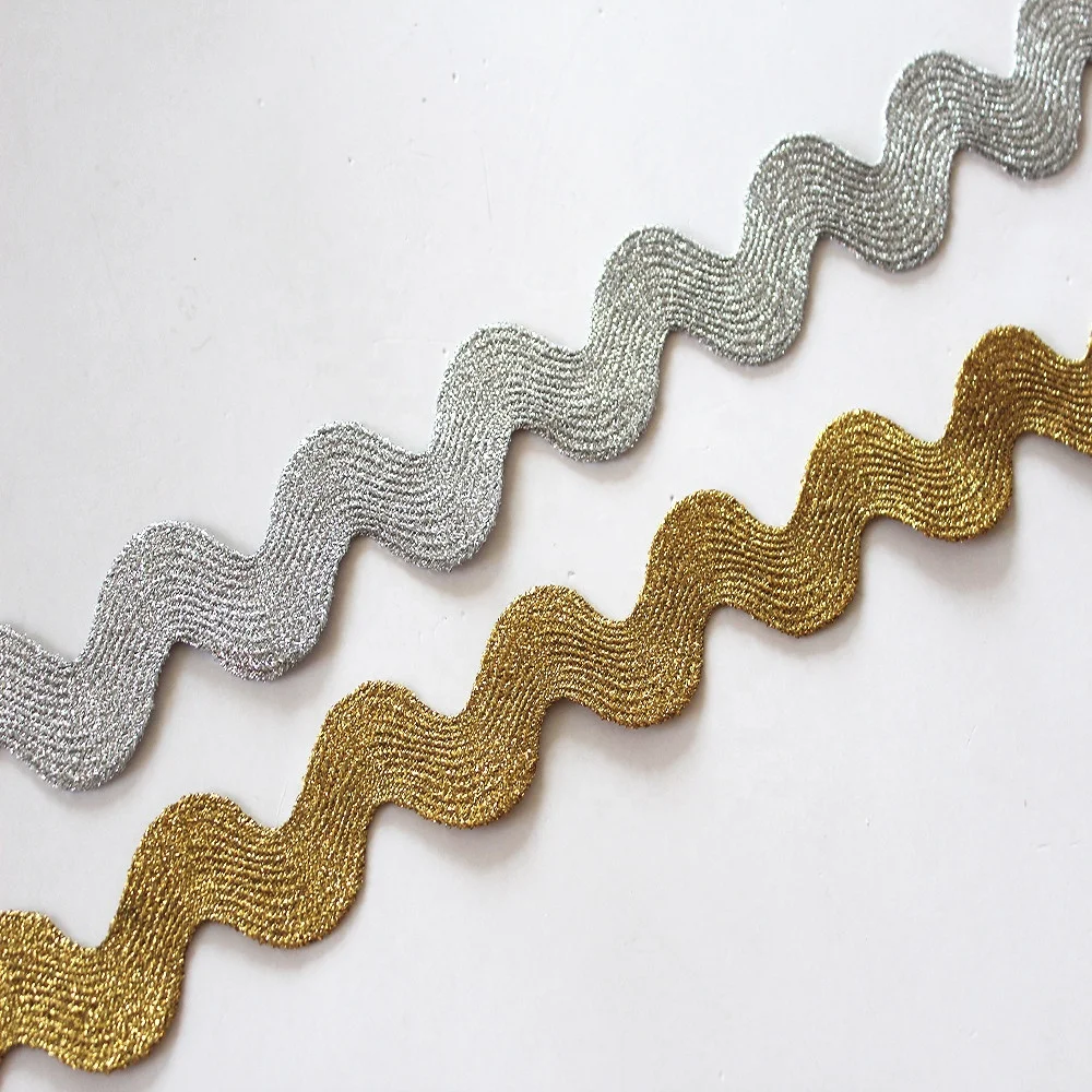 Metallic Rick Rack Trim - 1/2, Hobby Lobby