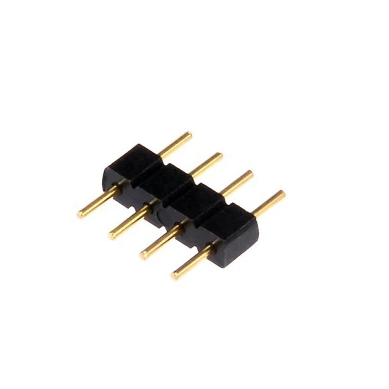 Male Female Header Adapter Connector RGB LED Strip Light 4 Pin Header ...