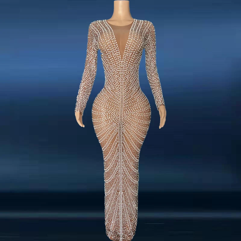 beaded festival dress Zapakasa Women Tulle Light Blue Prom Dress A-Line Spaghetti Straps Party  Dress With Open Back main image 1