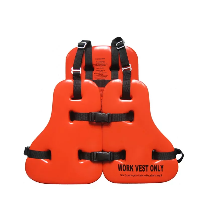 Red Three Pieces Life Vest Nbr Pvc Foam Work Safety Life Vest Buy