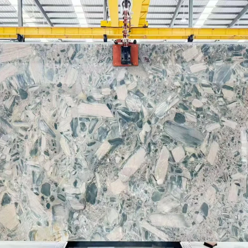 Calcutta Viola Marble Polished Antique Floor Slab Modern Design Indoor Apartment Waterproof Big Slab 1 Year Warranty