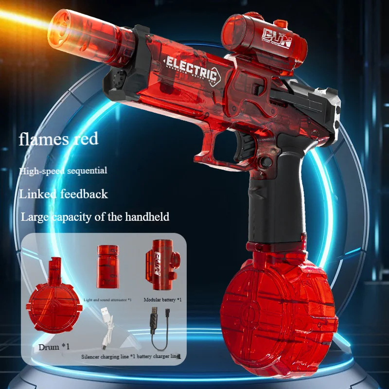 Yutong Large Capacity Powerfull High Pressure Water Gun Ice Explosion Electric Luminous Continuous Black Technology Laser Type