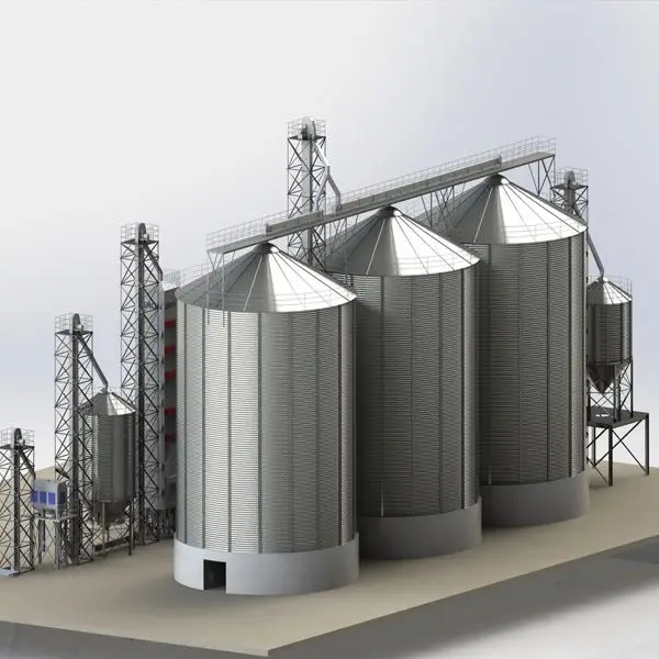 Multifunctional 2000 Ton Grain Silo