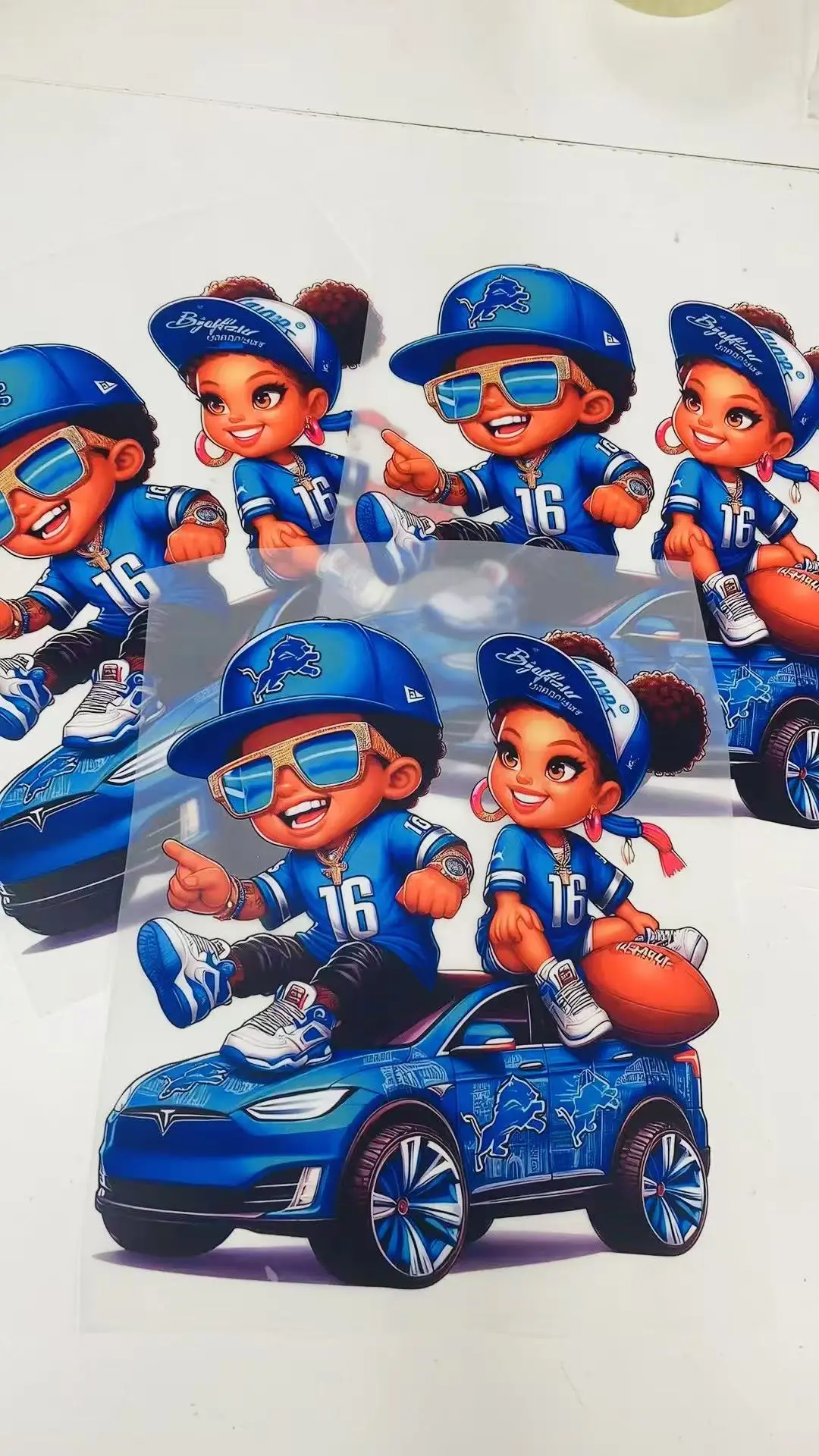 High Quality Cartoon Series Dtf Designs Heat Transfers for Tshirts ...