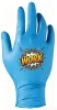 Gants en nitrile bleus