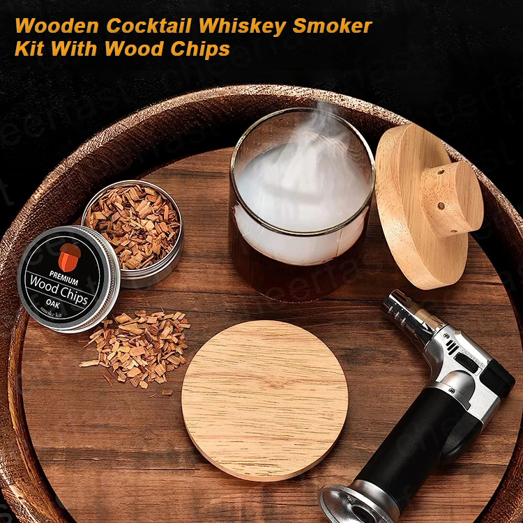 Great Wood Chips With Whiskey Wood Smoker Set And Smoker Infuser Kit