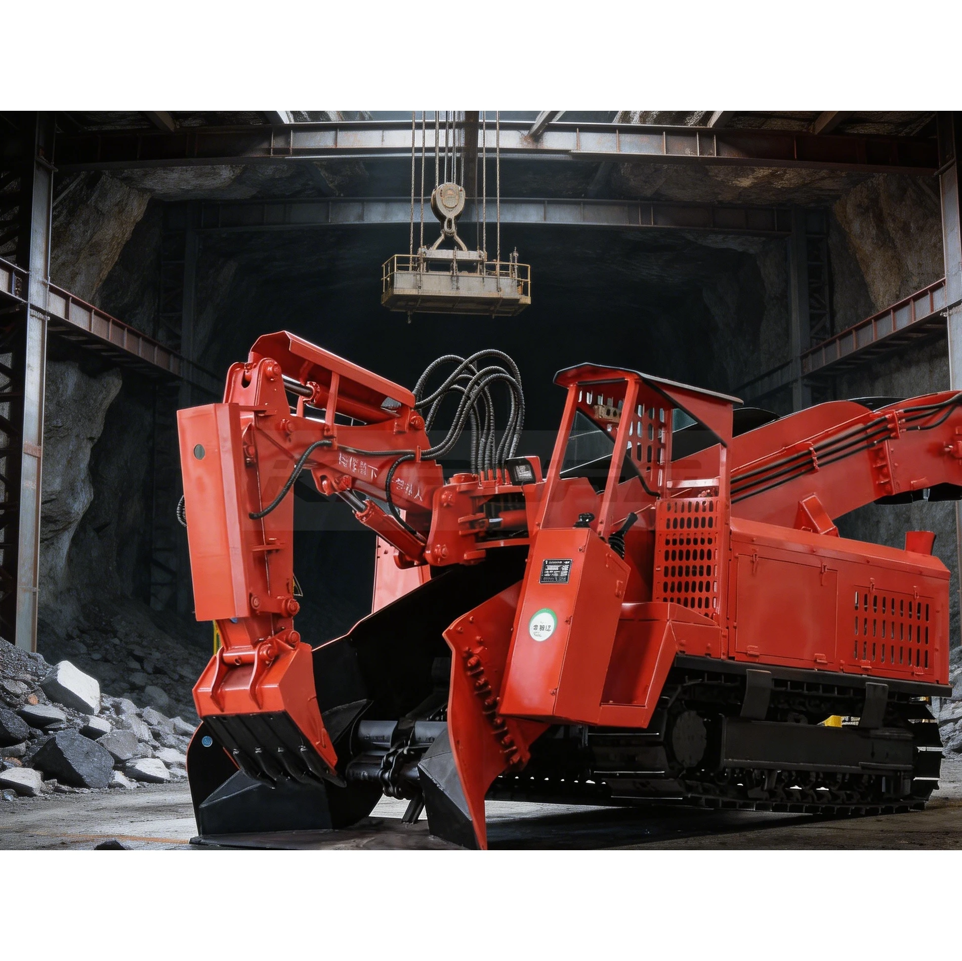 KAPURO MTS-80 Small Electric Mucking Loader for Confined Spaces Compact Mining Equipment