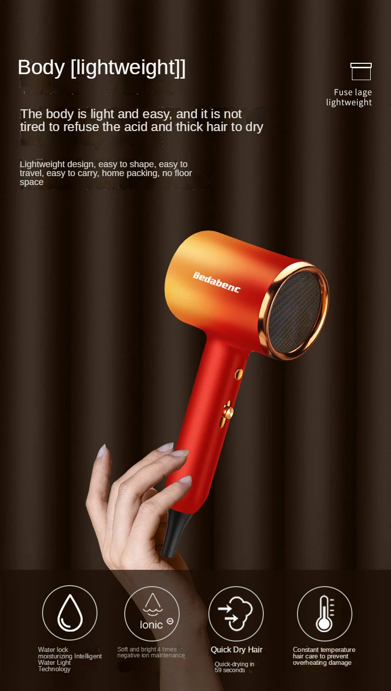 Secador De Pelo De Salón Para El Hogar,Moderno Y Popular Estilo  Silencioso,Mini Para Envío Directo,2021 - Buy Peso Pluma Secador De Pelo 2  Golpe Rápido De Diseño De Moda De La Granja