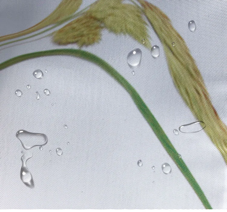 Ethiopian Cross Meskel Waterproof Fabric Bath Curtain With Hooks