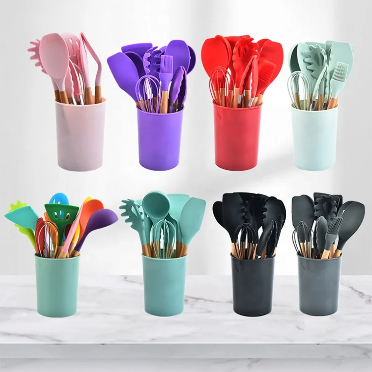 33 Pcs Silicone Kitchen Utensil Set, Cooking Utensils Set, Food