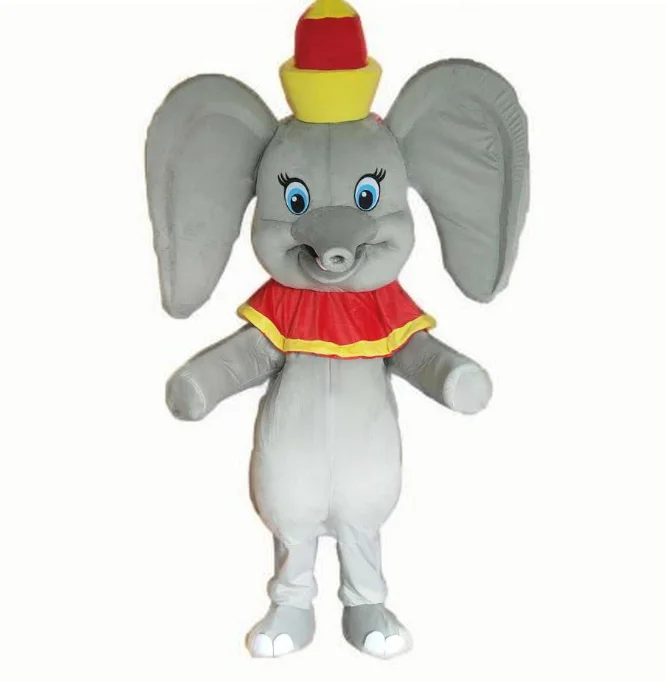 Kinqee Inflatable Grey Elephant Ride on Costume Animals Walking Suit Funny Blow up Costume Festival Elephant Inflatable Suit