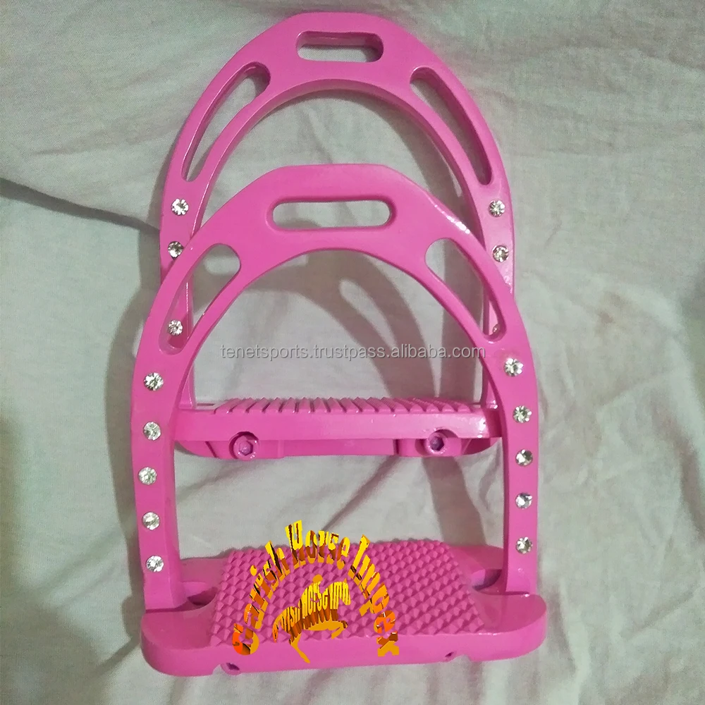 Horse Stirrups Aluminium Lightweight Crystal Jin Stirrups English Horse